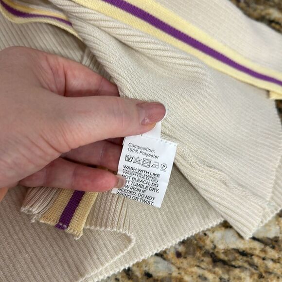 Sleeveless V-neck Midi Bodycon Dress In Light Beige Size M - Picture 6 of 9